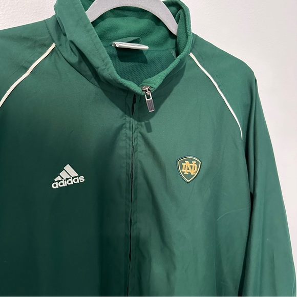 Adidas Men’s Green Notre Dame Jacket - Picture 2 of 8